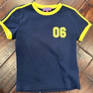 Kids Navy and Yellow T-Shirt